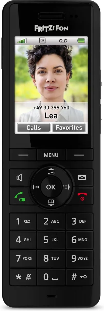 AVM FRITZ!Fon X6 DECT-telefoon - 1000mAh - Zwart