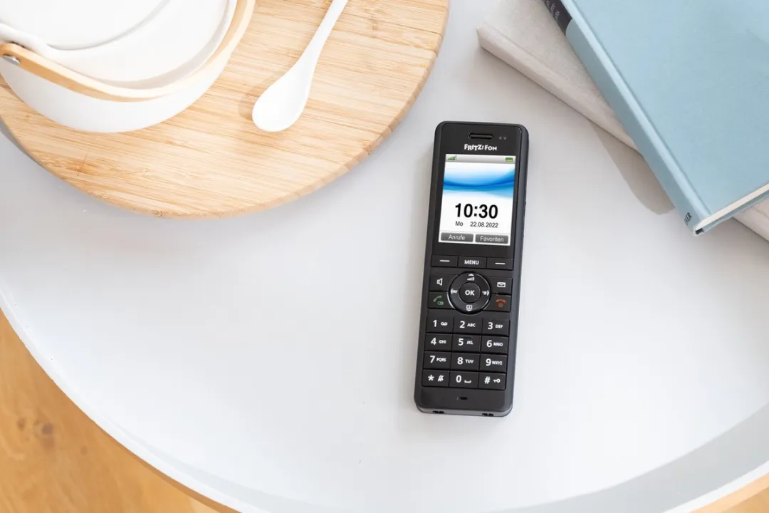AVM FRITZ!Fon X6 DECT-telefoon - 1000mAh - Zwart - afbeelding 6 van 6