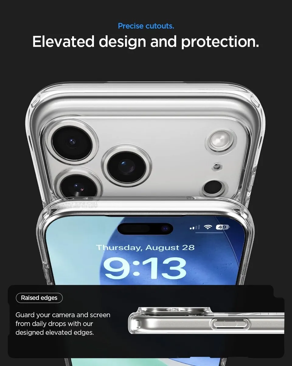 Spigen Zero One Edition MagFit Hoesje - iPhone 17 Pro - Transparant