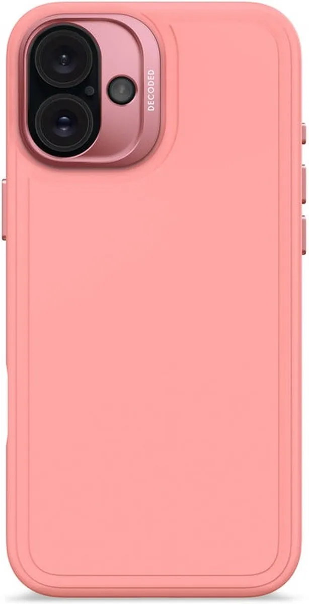 Decoded Siliconen Hoesje iPhone 16 Plus - Bubble Gum Roze