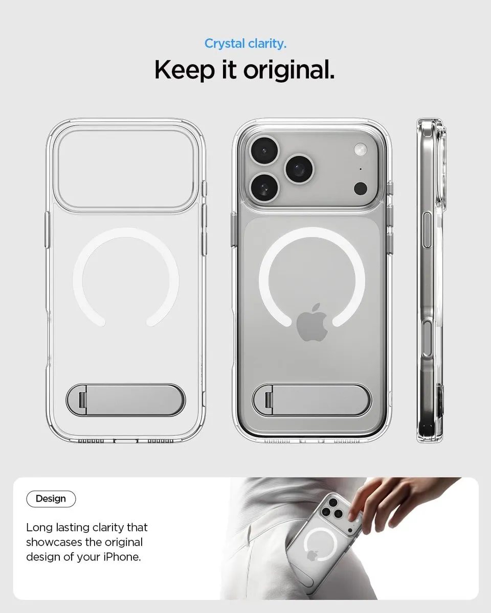 Spigen Ultra Hybrid S Hoesje iPhone 17 Pro - Transparant