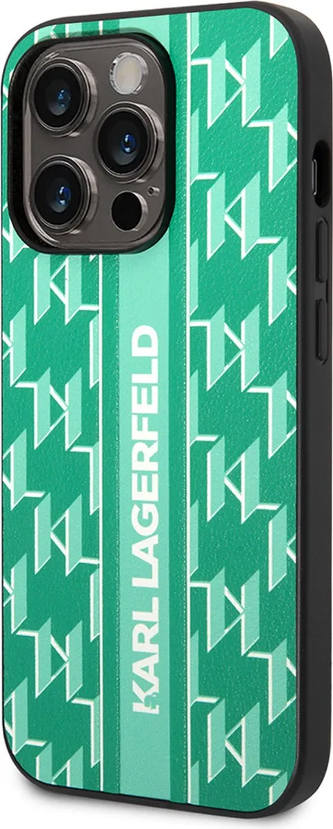 Karl Lagerfeld iPhone 14 Pro Hoesje - Groen - afbeelding 6 van 6