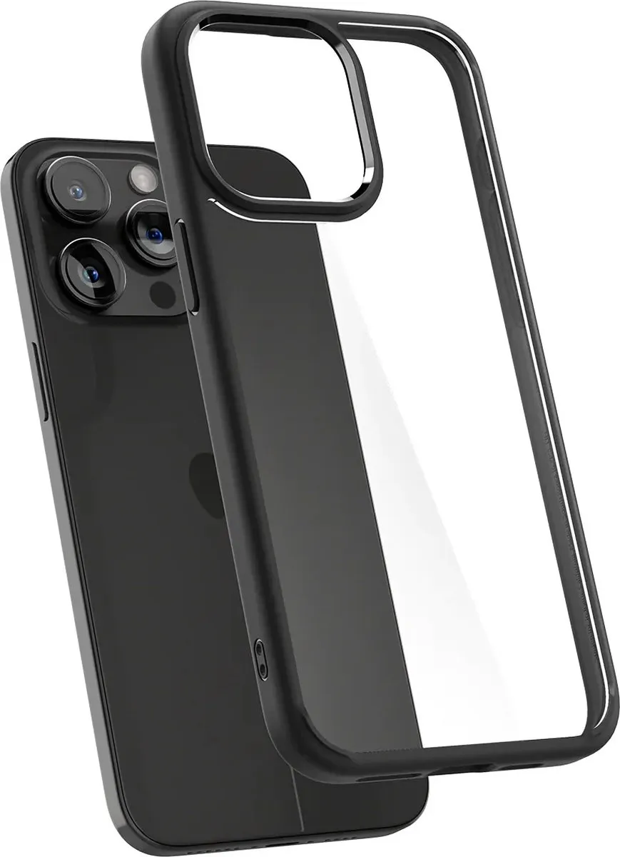 Spigen Ultra Hybrid Back Cover iPhone 15 Pro Max - Zwart