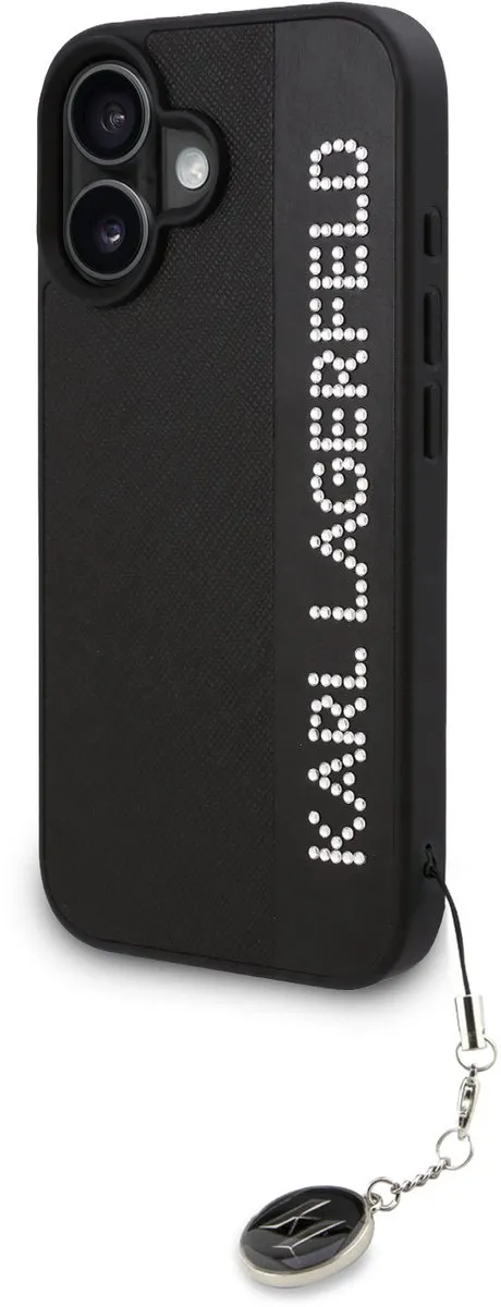 Karl Lagerfeld Back Cover KLI16HFSAS iPhone 16 - Zwart