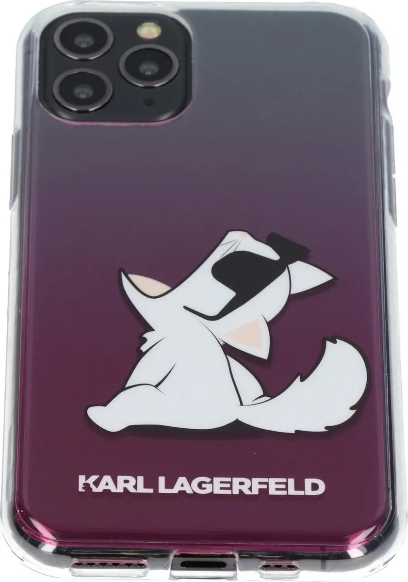 Karl Lagerfeld iPhone 11 Pro TPU Hoesje - Roze