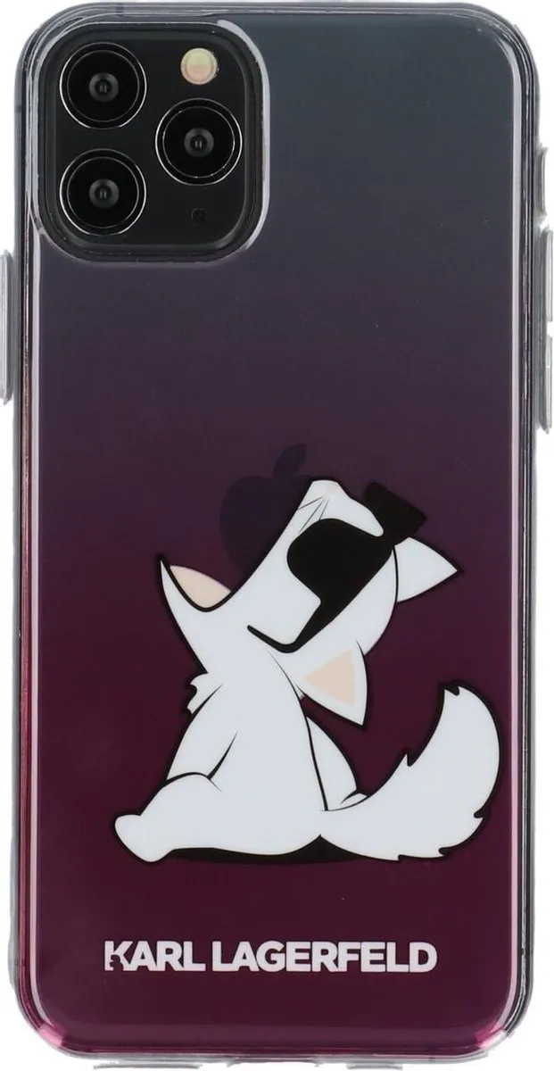 Karl Lagerfeld iPhone 11 Pro TPU Hoesje - Roze