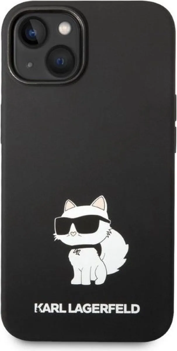 Karl Lagerfeld KLHCP14MSNCHBCK iPhone 14 Plus Hoesje - Zwart - afbeelding 6 van 6