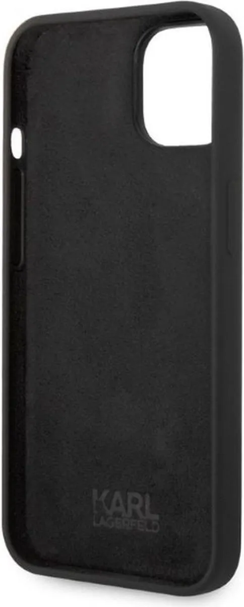 Karl Lagerfeld KLHCP14MSNCHBCK iPhone 14 Plus Hoesje - Zwart