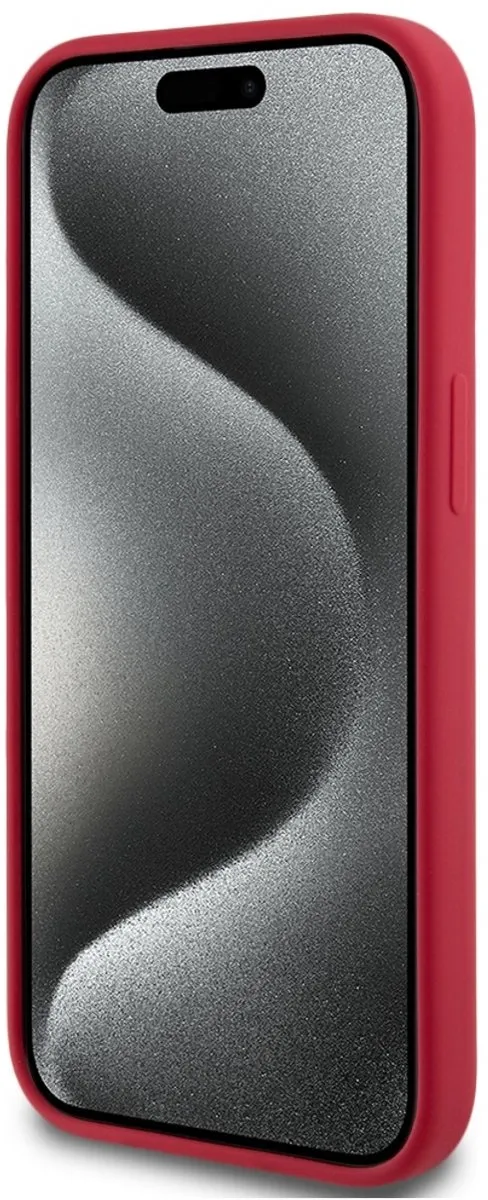 Karl Lagerfeld Siliconen Karl&Choupette Hoesje iPhone 15 - Transparent