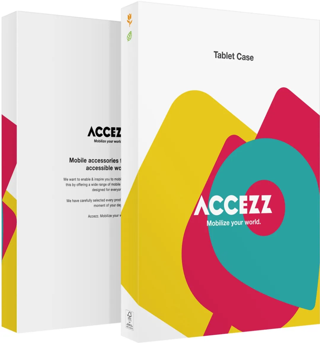 Accezz Tablethoes SH00065686 - iPad Pro 12.9 Lila - Penhouder