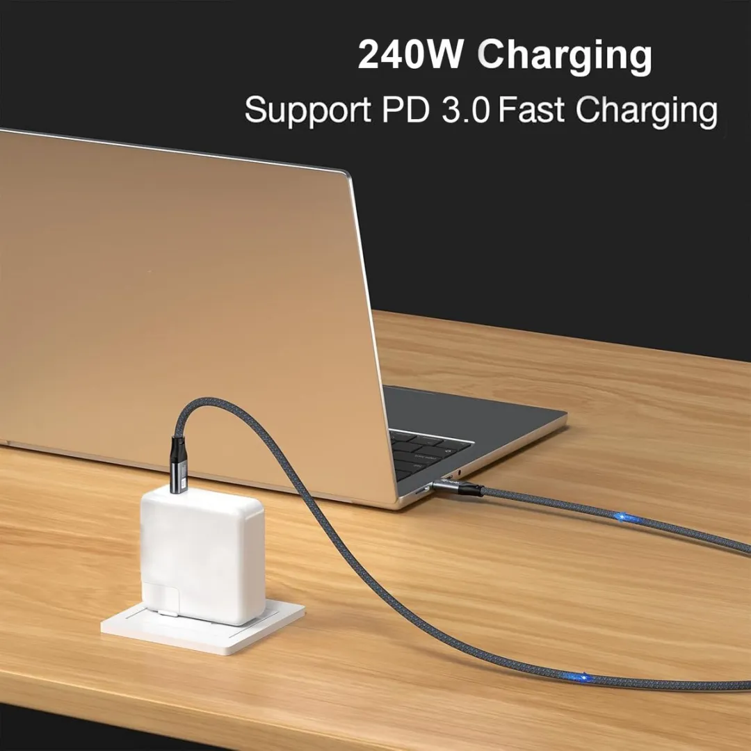 Equip 128384 USB4 Gen 2x2 USB-C Kabel 3m - Zwart