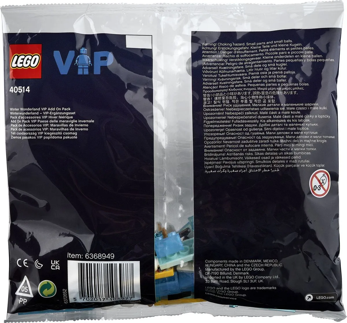 LEGO Winters VIP-Uitbreidingspakket 40514 - 139 Stukken - Multikleur