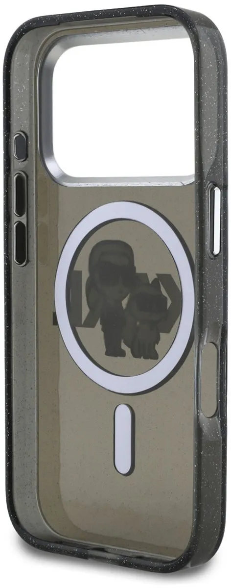 Karl Lagerfeld Back Cover Case iPhone 17 Pro - Zwart - MagSafe - afbeelding 6 van 6