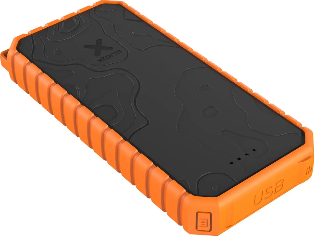 Xtorm SolarBooster 28W + Rugged Powerbank 20.000mAh - 8x opladen - Oranje