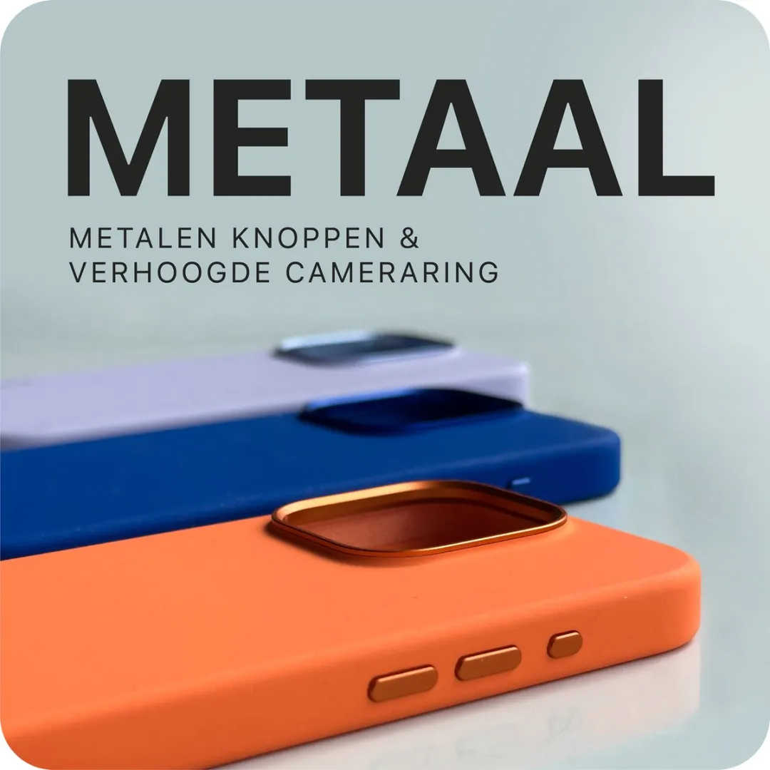 Decoded Siliconen Hoesje iPhone 15 Pro Max D24IPO15PMBCS9AH - Apricot Oranje - afbeelding 6 van 6
