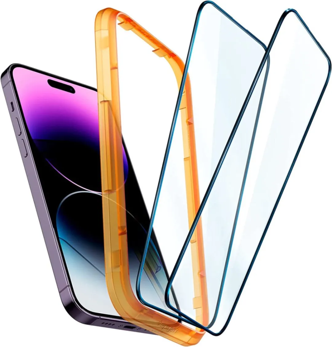 Spigen AlignMaster iPhone 14 Pro Max Tempered Glass - 2 Stuks