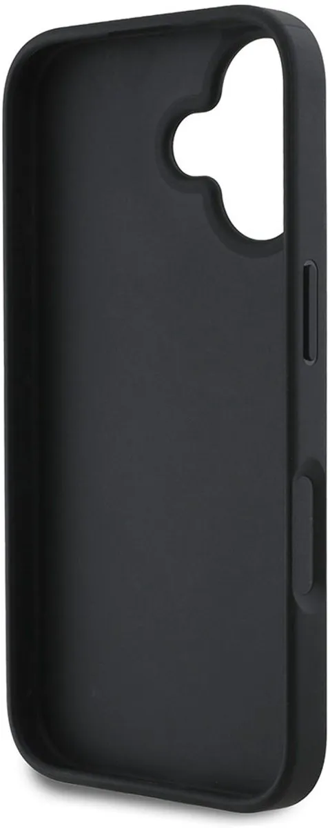 Karl Lagerfeld KLHCP16SPQKPMK Hoesje - iPhone 16 - Zwart