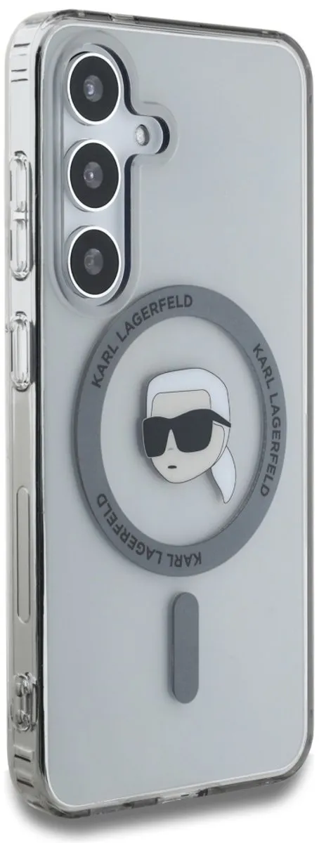 Karl Lagerfeld Harde Hoes Samsung Galaxy S25 - Transparent - 1 Kaartvak - afbeelding 6 van 6