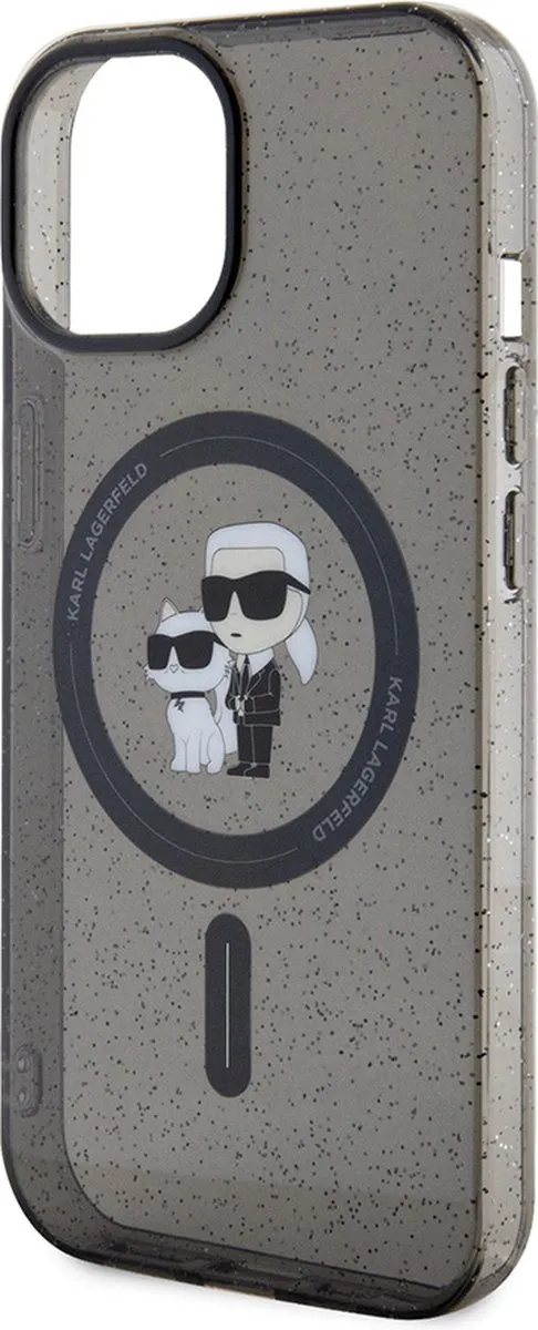 Karl Lagerfeld iPhone 15 Plus Backcase - Effen Grijs - TPU