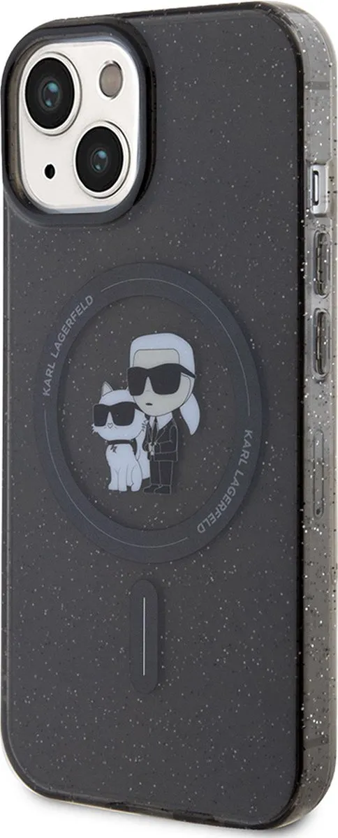 Karl Lagerfeld iPhone 15 Plus Backcase - Effen Grijs - TPU - afbeelding 6 van 6
