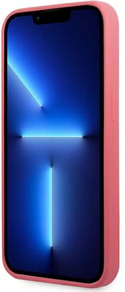Karl Lagerfeld KLHCP13LSLMP1PI iPhone 13 Pro Hoesje - Fuchsia