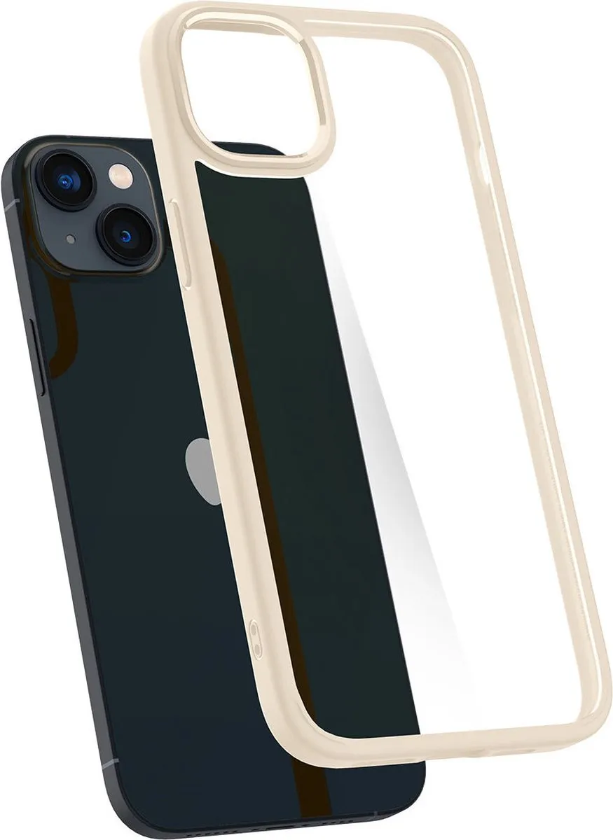 Spigen Apple iPhone 14 Plus Crystal Hybrid Hoesje - Beige