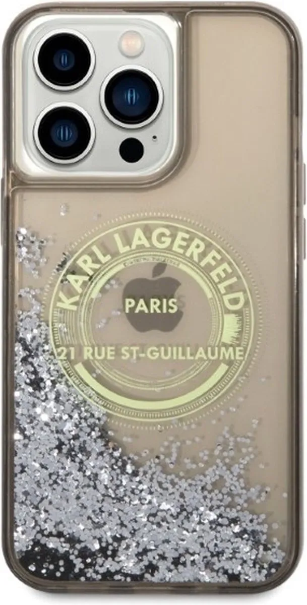 Karl Lagerfeld KLHCP14XLCRSGRK iPhone 14 Pro Max Hardcase - Zwart