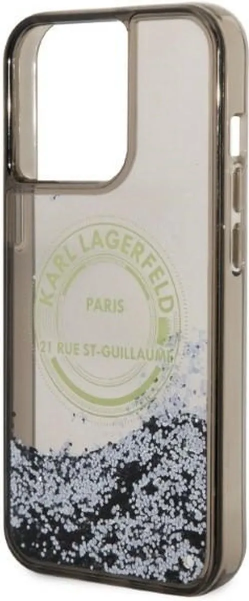 Karl Lagerfeld KLHCP14XLCRSGRK iPhone 14 Pro Max Hardcase - Zwart - afbeelding 6 van 6