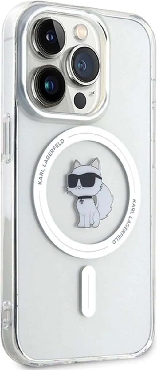 Karl Lagerfeld IML Choupette MagSafe Hoesje iPhone - Transparant