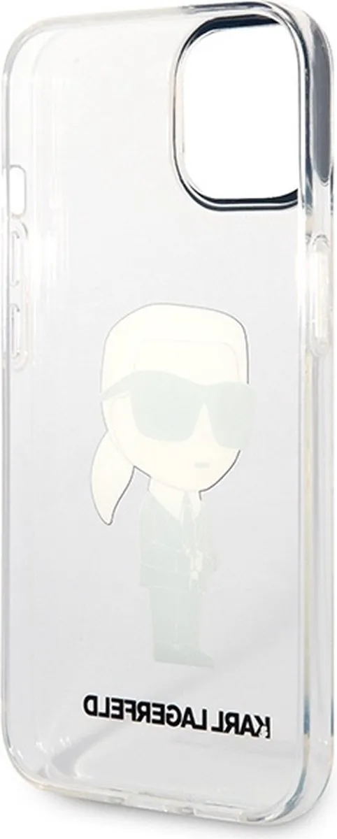 Karl Lagerfeld KLHCP14MHNIKTCT iPhone 14 Plus Hoesje - Transparant - afbeelding 6 van 6