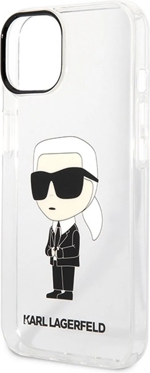 Karl Lagerfeld KLHCP14MHNIKTCT iPhone 14 Plus Hoesje - Transparant