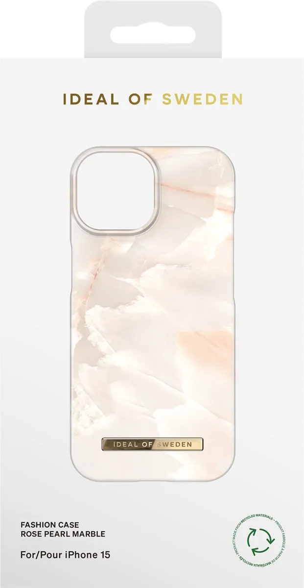 iDeal of Sweden iPhone 15 Backcover Rose Pearl Marble - IDFC-I2361-257