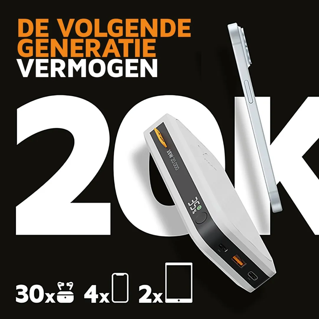 Xtorm Fuel Series 5 FS5200 Powerbank 20000mAh - 35W - Wit