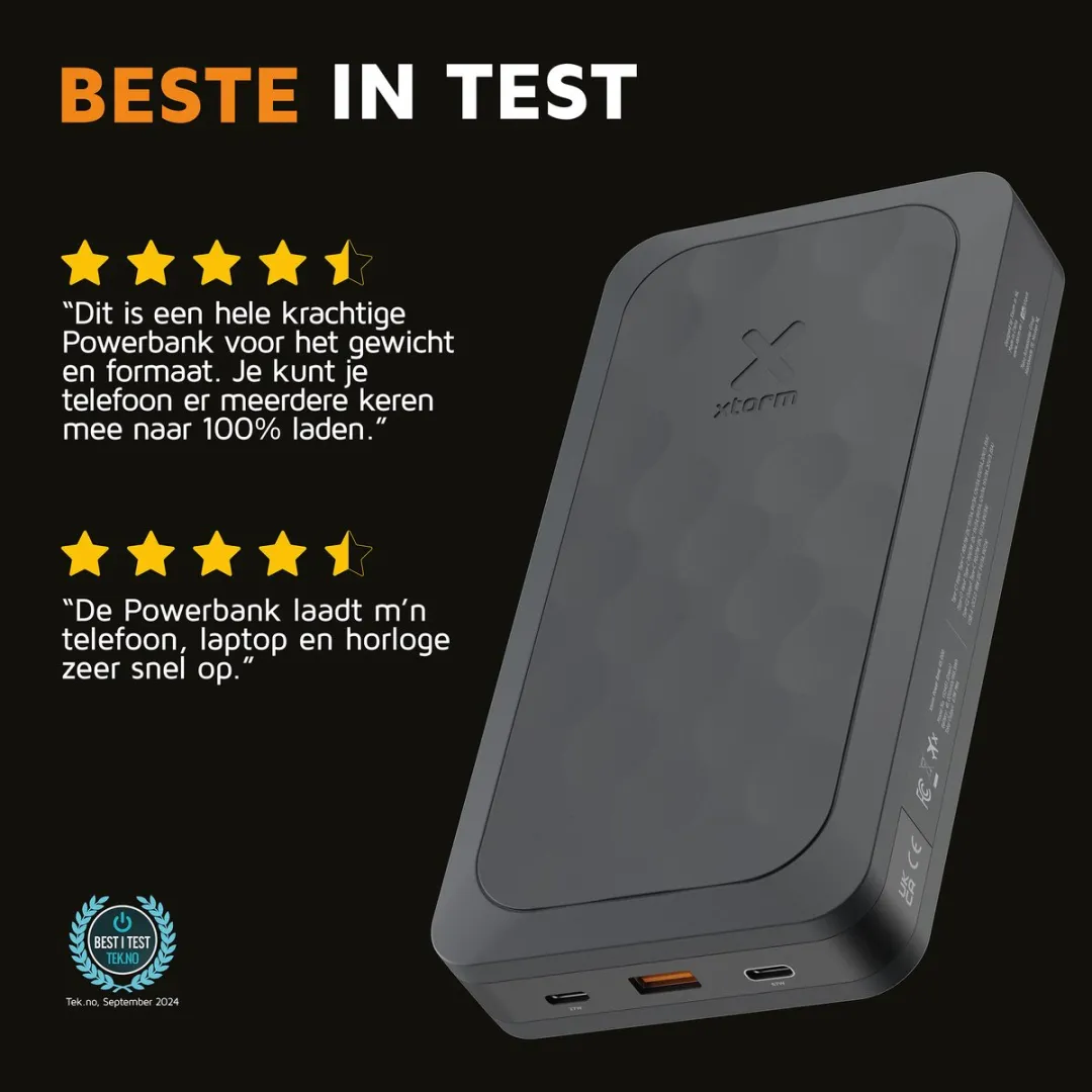 Xtorm Fuel Series 5 FS5451 Powerbank 45000mAh - 67W - Zwart