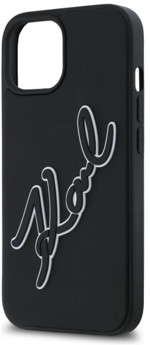 Karl Lagerfeld iPhone 15 6.1 Hoesje 3D Hardcase - Transparent - afbeelding 6 van 6