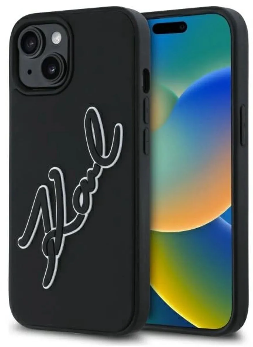 Karl Lagerfeld iPhone 15 6.1 Hoesje 3D Hardcase