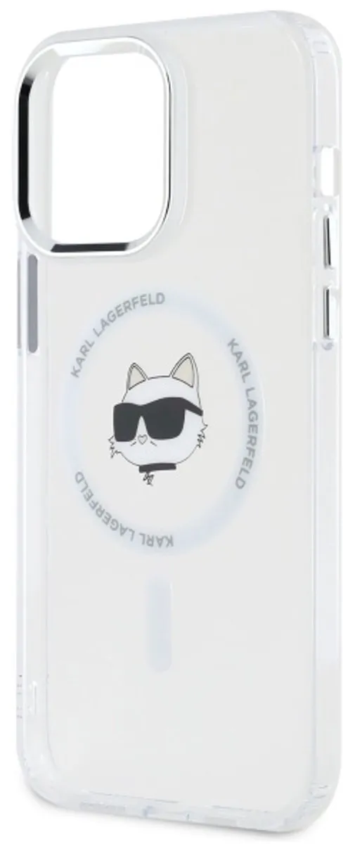 Karl Lagerfeld iPhone 14 Pro Max MagSafe Hoesje - Transparent