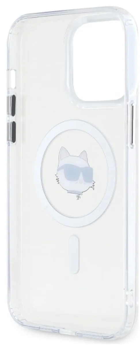 Karl Lagerfeld iPhone 14 Pro Max MagSafe Hoesje - Transparent