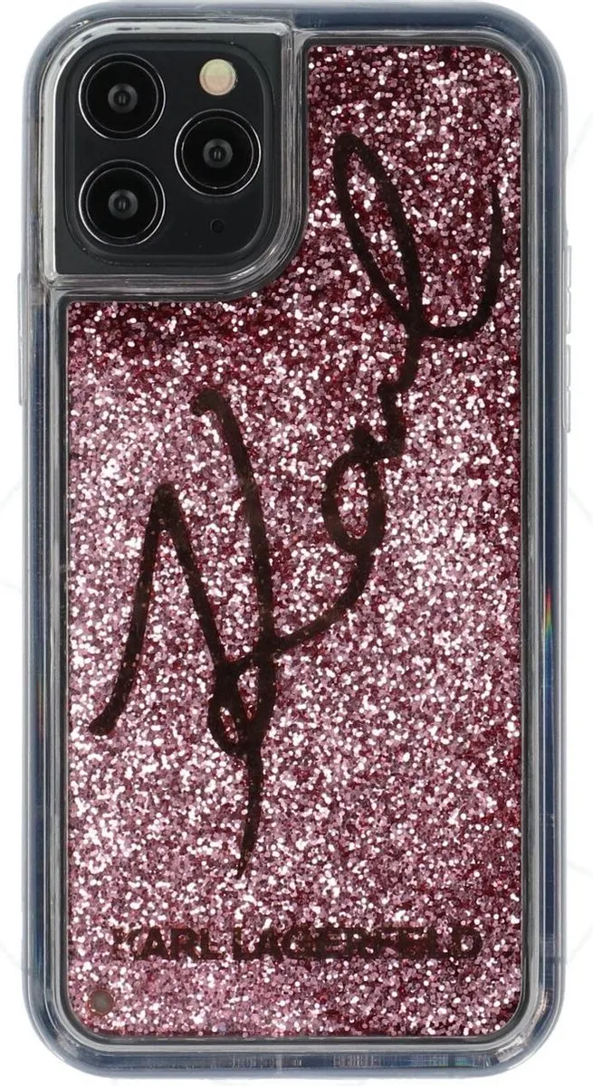 Karl Lagerfeld KLHCN58TRKSRG Hoesje iPhone 11 Pro - Rose Gold - afbeelding 6 van 6