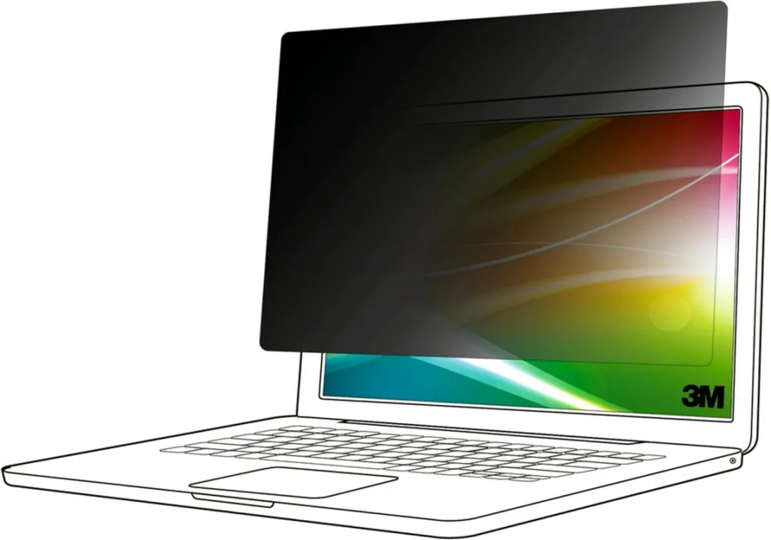 3M Bright Screen BP140W9B Privacyfolie 14" - Zwart