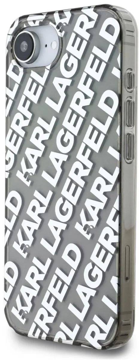 Karl Lagerfeld Case Iml Repeat Logo iPhone 16E - Transparent
