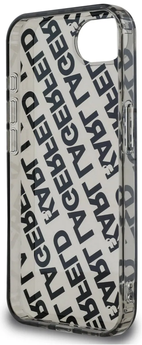 Karl Lagerfeld Case Iml Repeat Logo iPhone 16E - Transparent - afbeelding 6 van 6