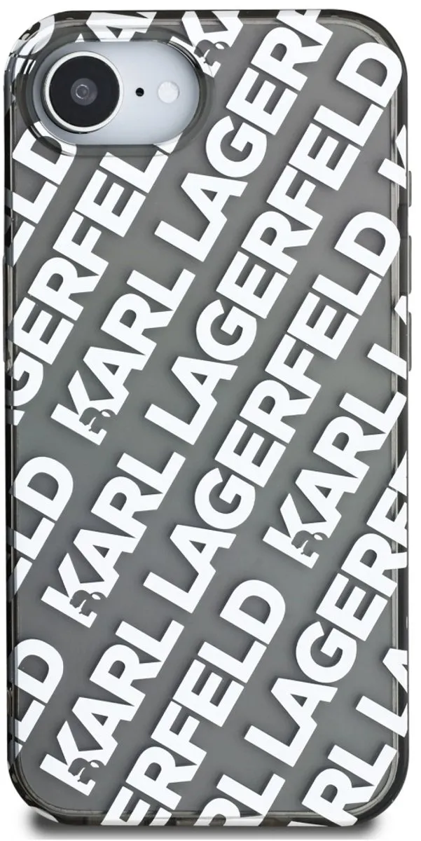 Karl Lagerfeld Case Iml Repeat Logo iPhone 16E - Transparent