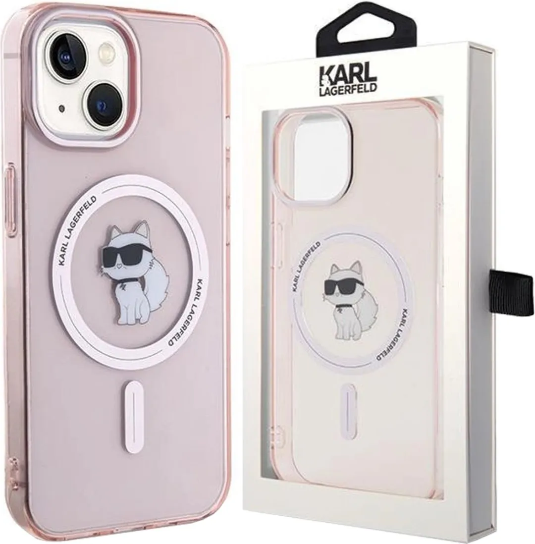 Karl Lagerfeld IML Choupette MagSafe Hoesje iPhone 15 Plus