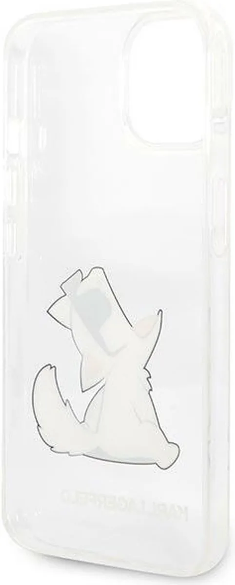 Karl Lagerfeld KLHCP14MCFNRC iPhone 14 Plus Hoesje - Transparant