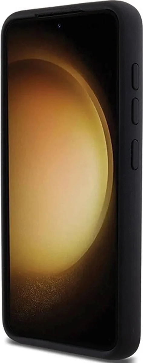 Karl Lagerfeld Siliconen Karl&Choupette Pinhoesje - Samsung Galaxy S23 - Zwart