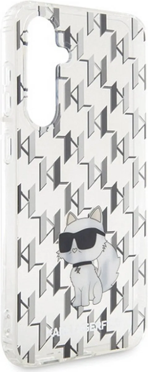 Karl Lagerfeld Monogram Choupette Back Cover - KLHCS23FEHNCMKLT - Transparant