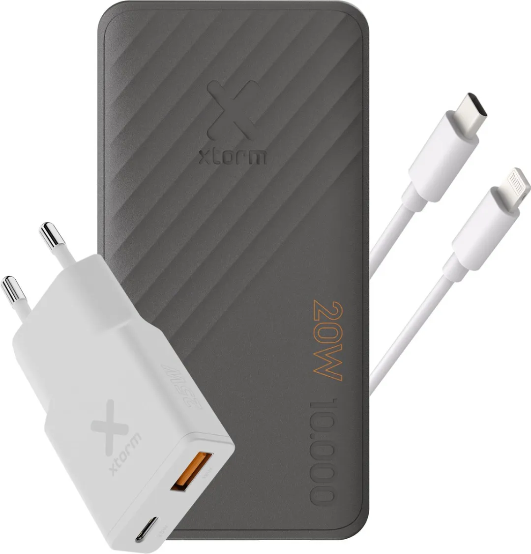 Xtorm SuperCharge PowerBank 10000mAh - 20W - 2x USB - Lightning