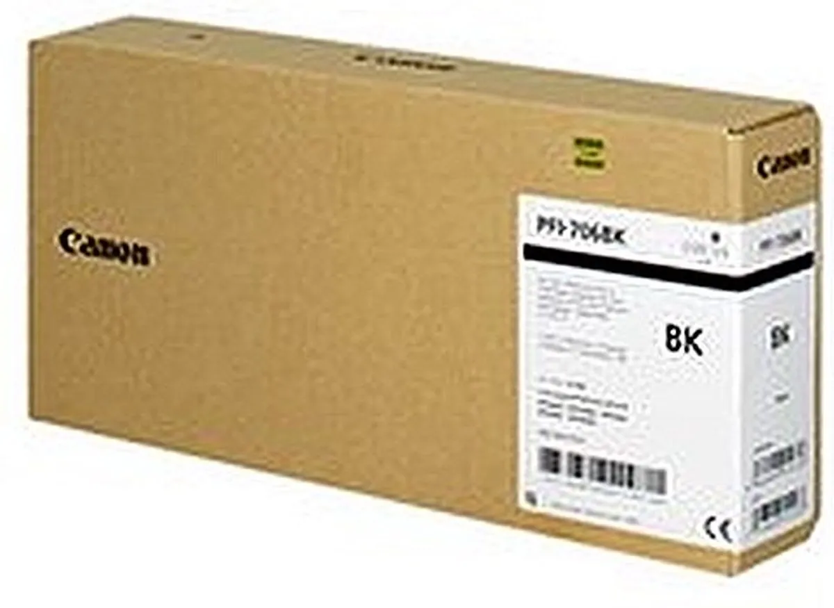 Canon PFI-706BK Inktcartridge Zwart - 700ml