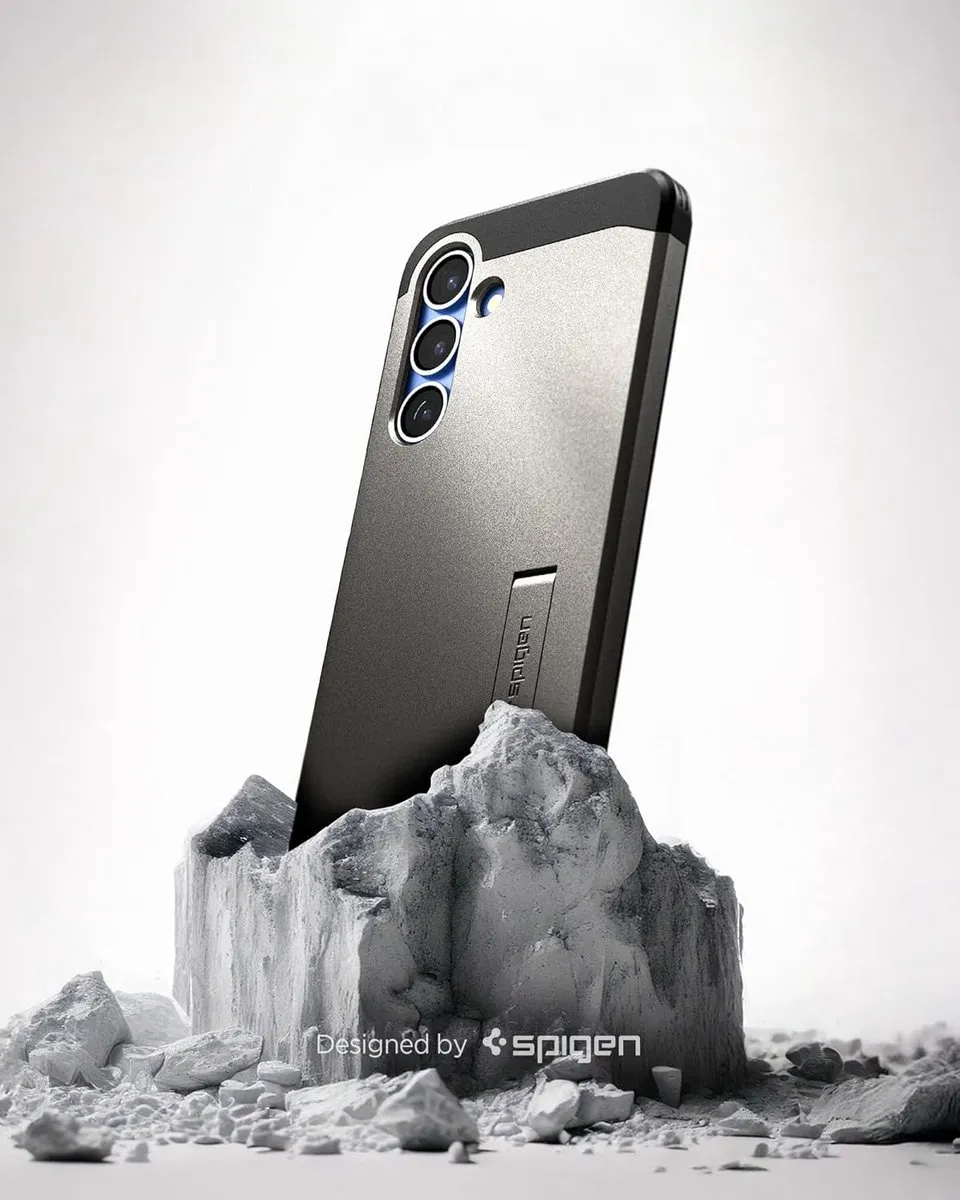 Spigen Tough Armor MagFit Hoesje - Samsung Galaxy S25 Plus - Grijs